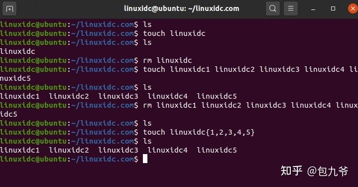linux中touch命令怎么用